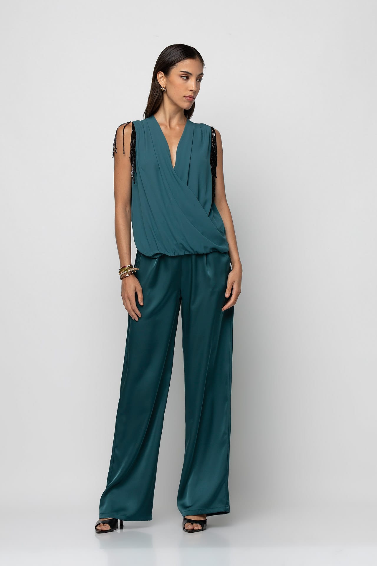 Satin pants